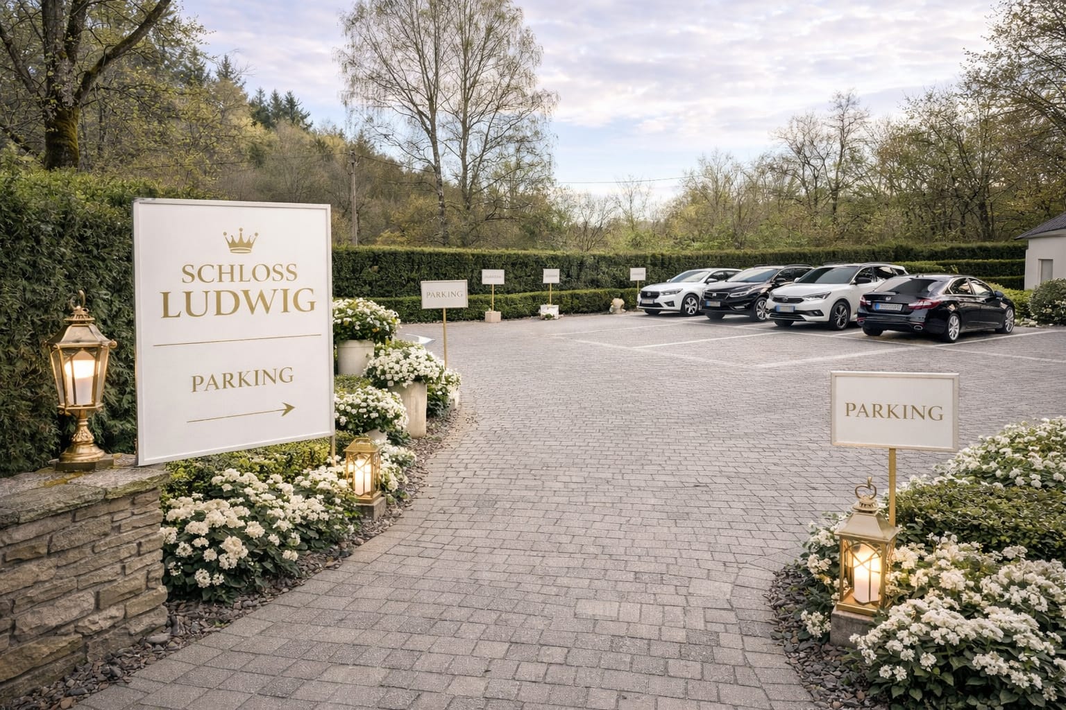 Schloss Ludwig Parkplatz